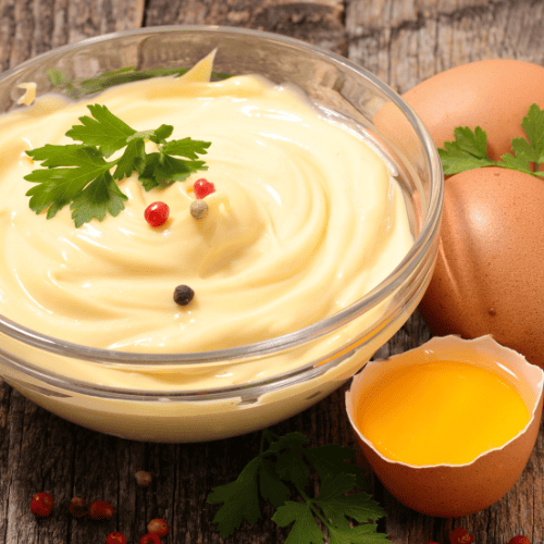 mayonnaise dans un pot